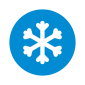 HR Piktogramm von SALESIANER zeigt den Benefit „Klima“ - Symbol für klimatisierte Büros in Wien, die für ein angenehmes Arbeitsumfeld sorgen