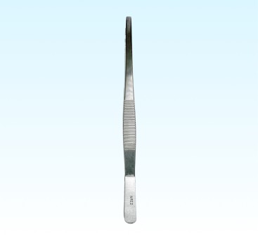 Anatomische Pinzette von SALESIANER, steril verpackt, ideal für präzise Wundversorgung