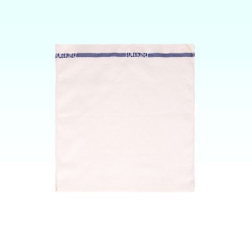 SALESIANER SALI Soft Reinigungstuch mit blauer Einwebung,aus hochwertiger Baumwolle, ca. 45x45 cm, saugstark und flusenarm, ideal für empfindliche Oberflächen