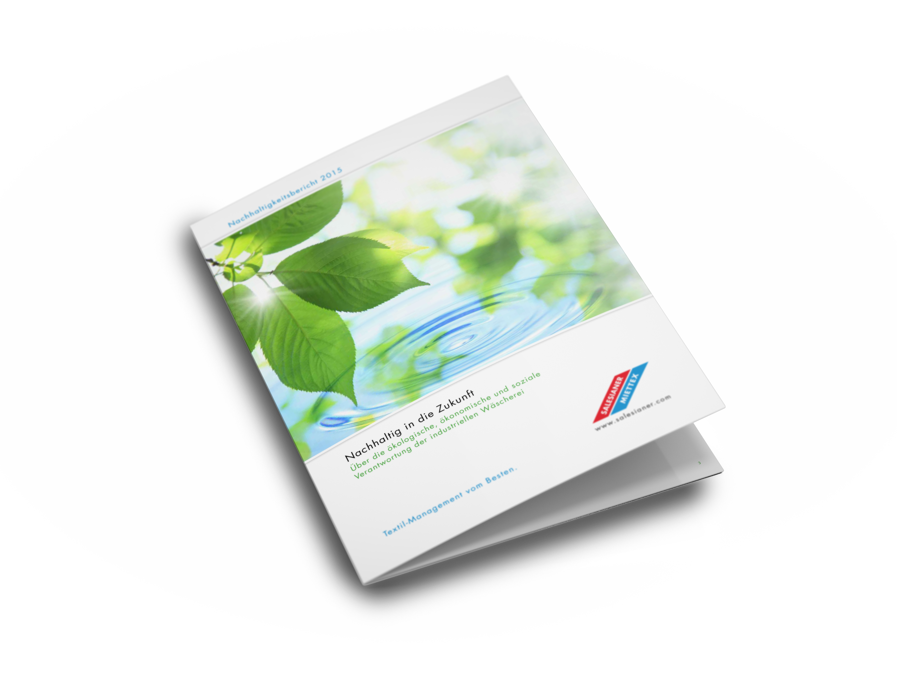 SALESIANER Nachhaltigkeitsbericht 2013–2015, auf Deutsch, dokumentiert die umweltfreundlichen Maßnahmen und Fortschritte des Unternehmens in den Jahren 2013 bis 2015